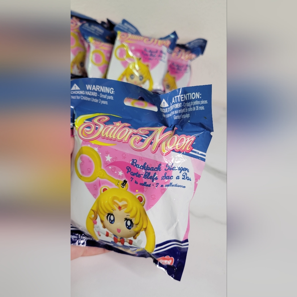 NWT Sailor Moon Backpack Hanger Blind Bag - Lot Of 6 Unopened